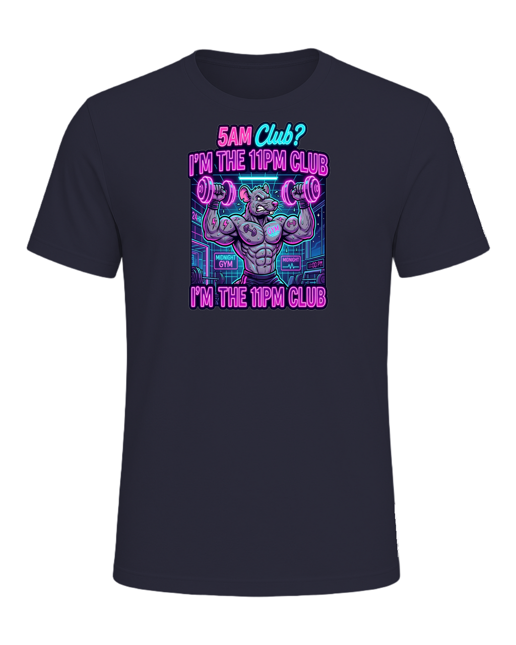Gym Rat Night Owl — Heather Navy