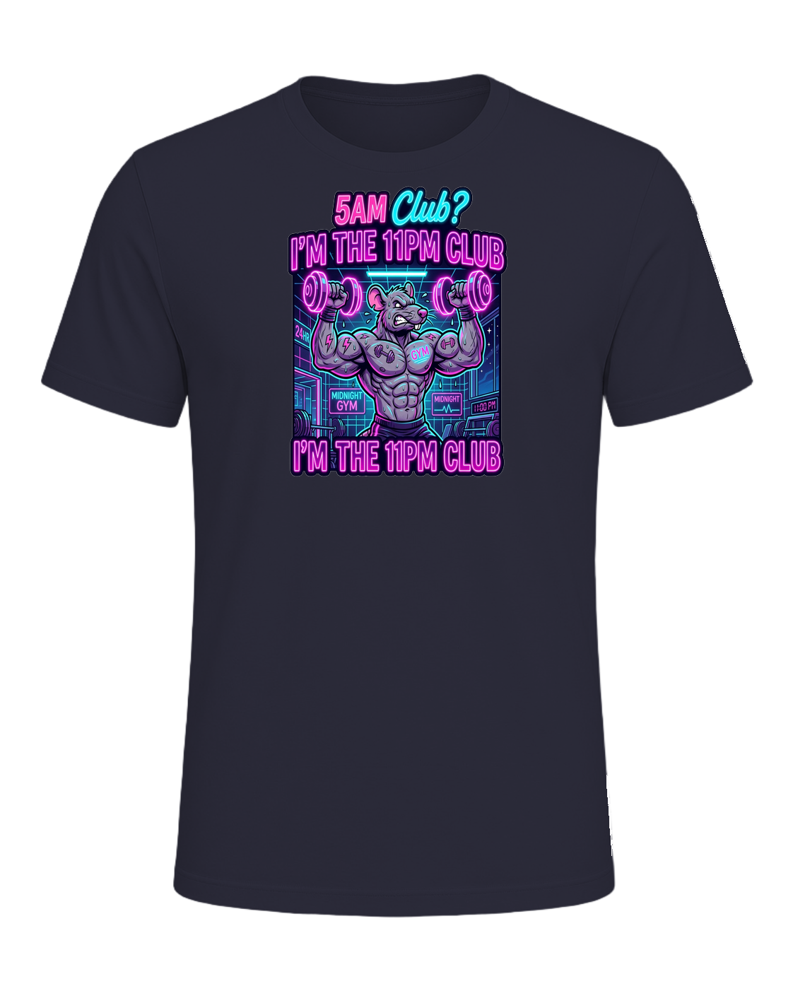 Gym Rat Night Owl — Heather Navy