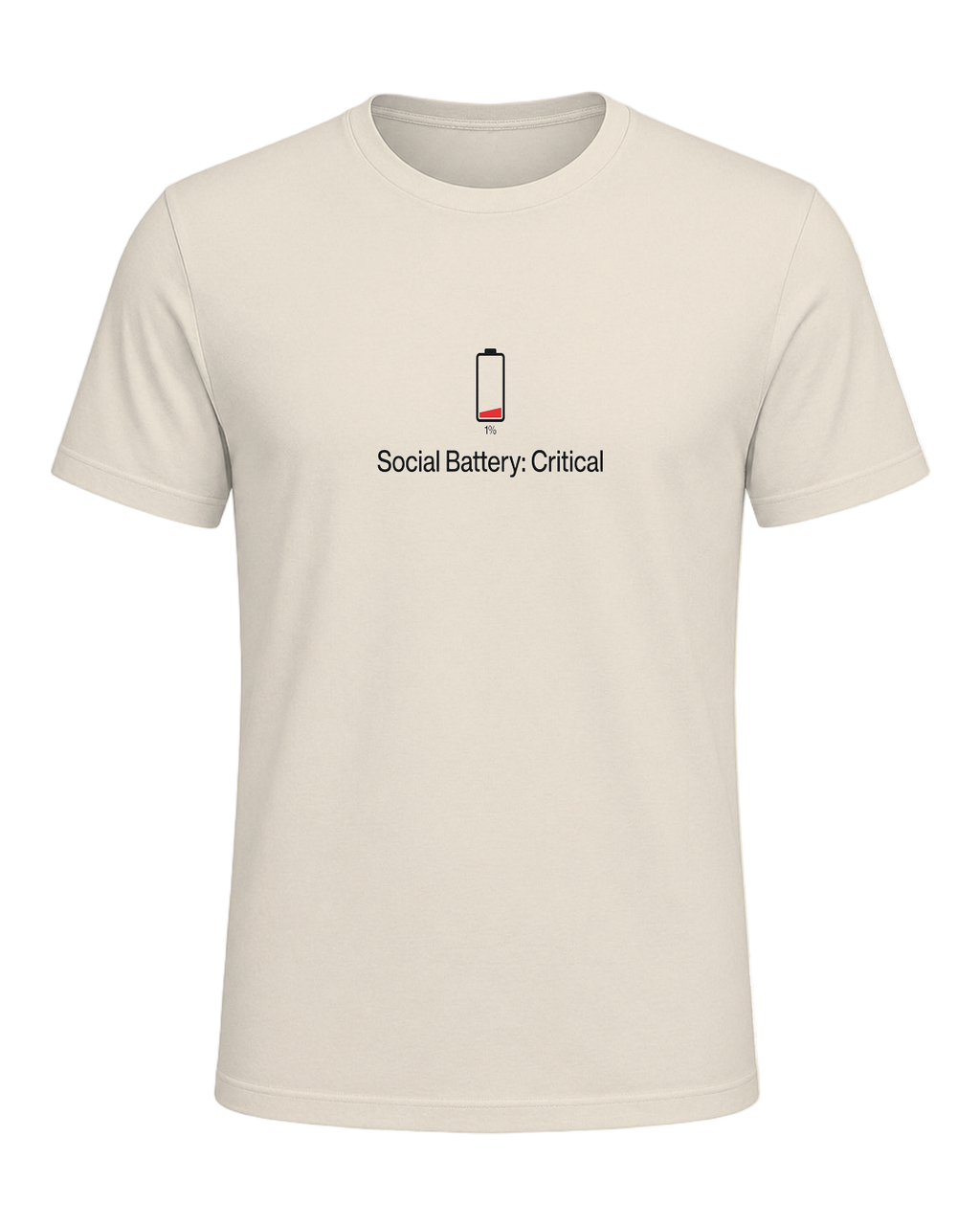 Social Battery Empty — Heather Prism Natural