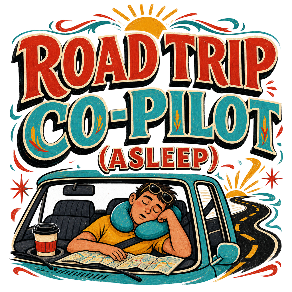 ROAD TRIP CO-PILOT (ASLEEP)