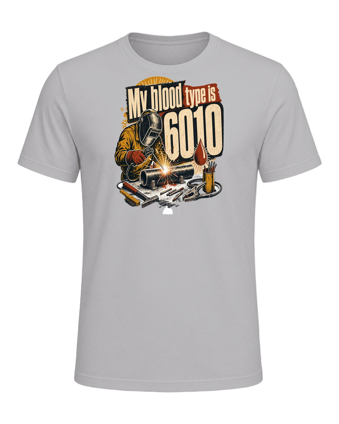 My blood type is 6010 — Athletic Heather