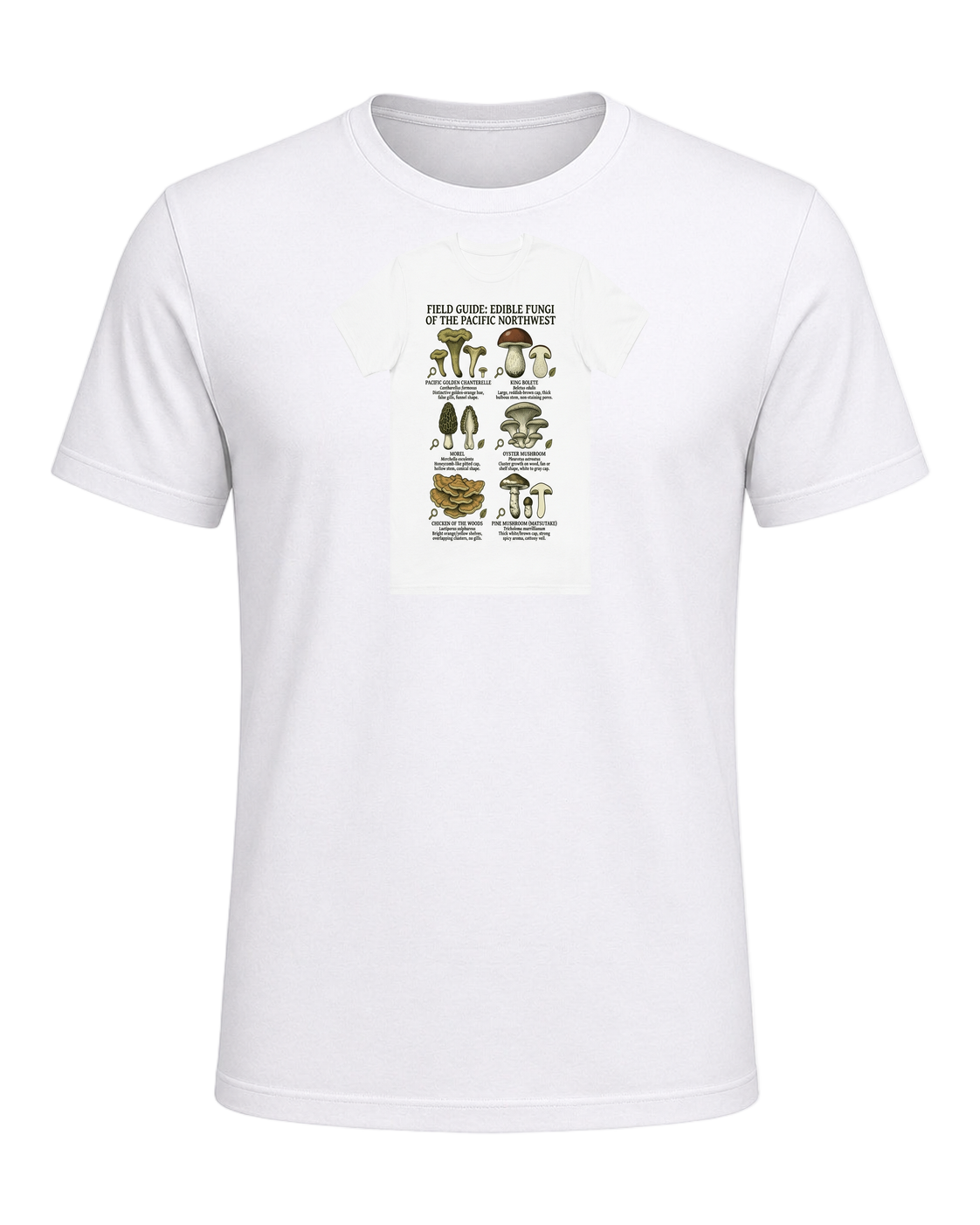 Foraging / Mushroom Hunter — White