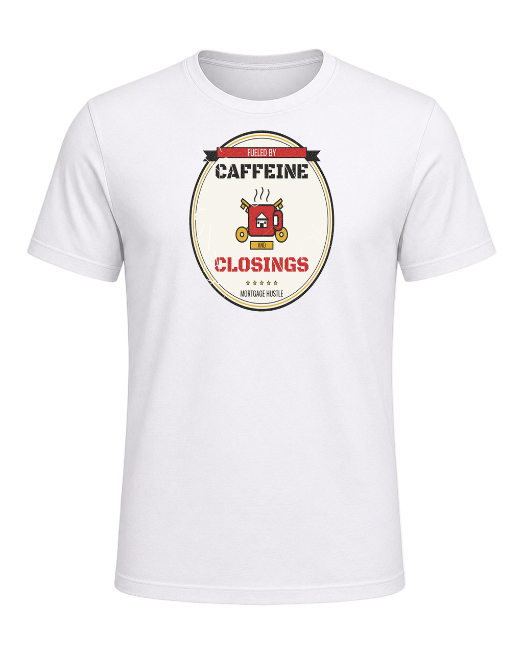 FUELED BY CAFFEINE AND CLOSINGS — White