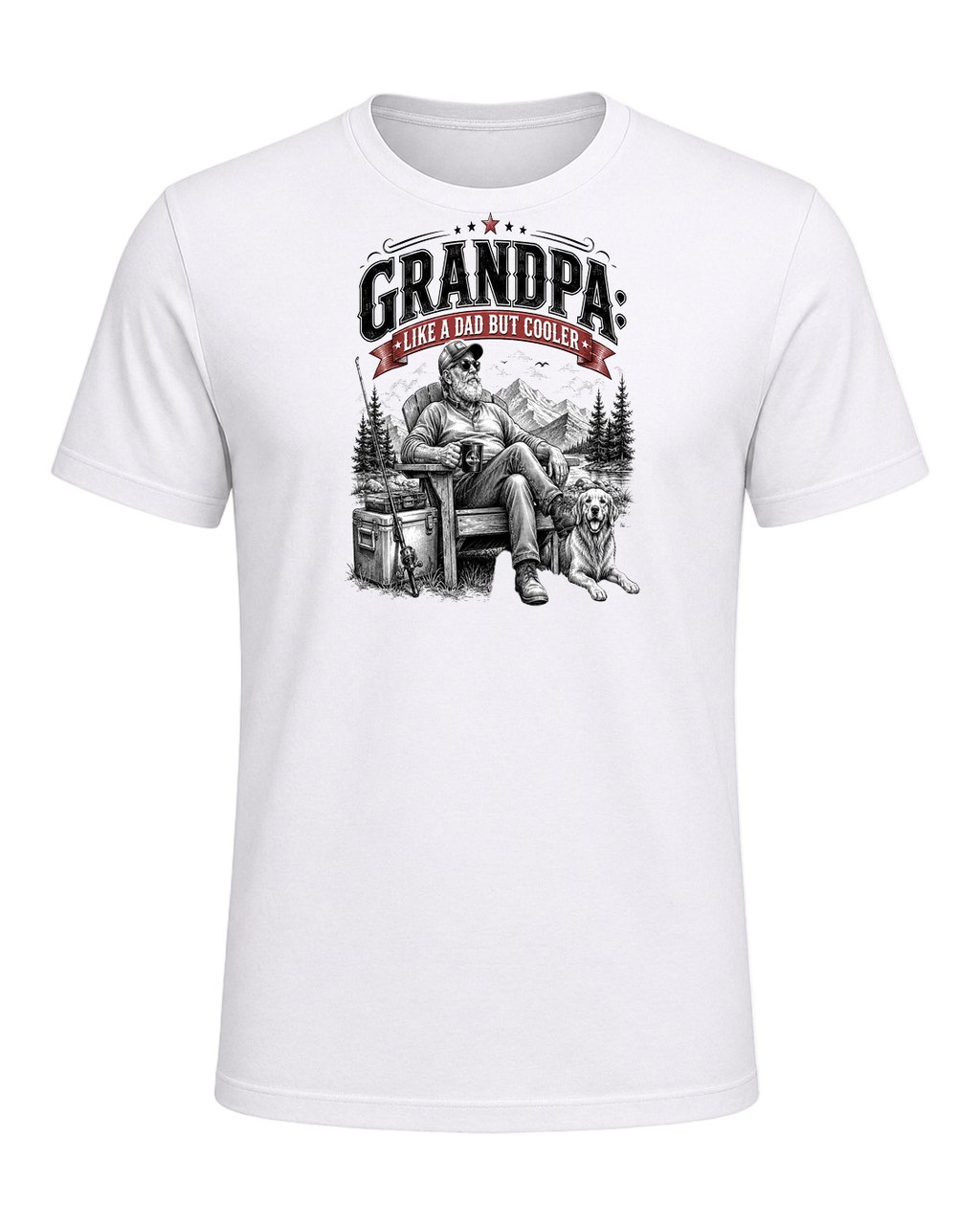 Grandpa: like a dad but cooler — White