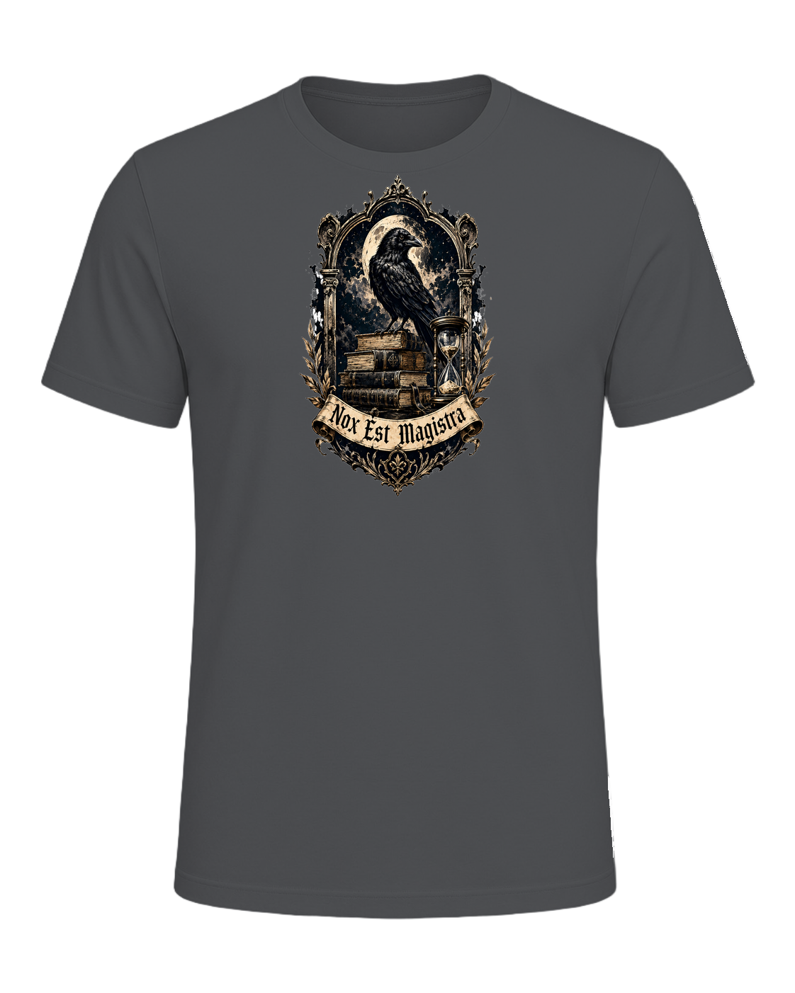 Latin Motto Crest — Asphalt