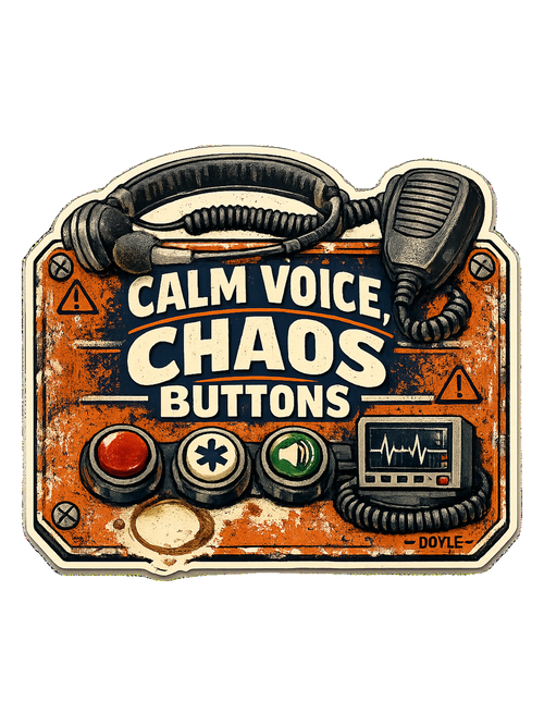 Calm Voice, Chaos Buttons Tee