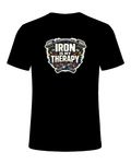 Iron Is My Therapy Tee — Black