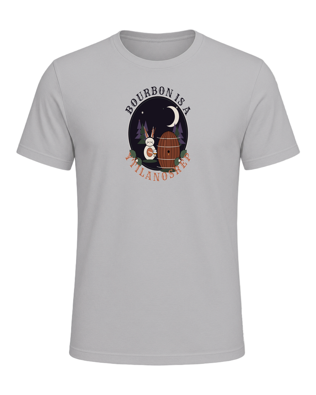 BOURBON IS A PERSONALITY — Athletic Heather