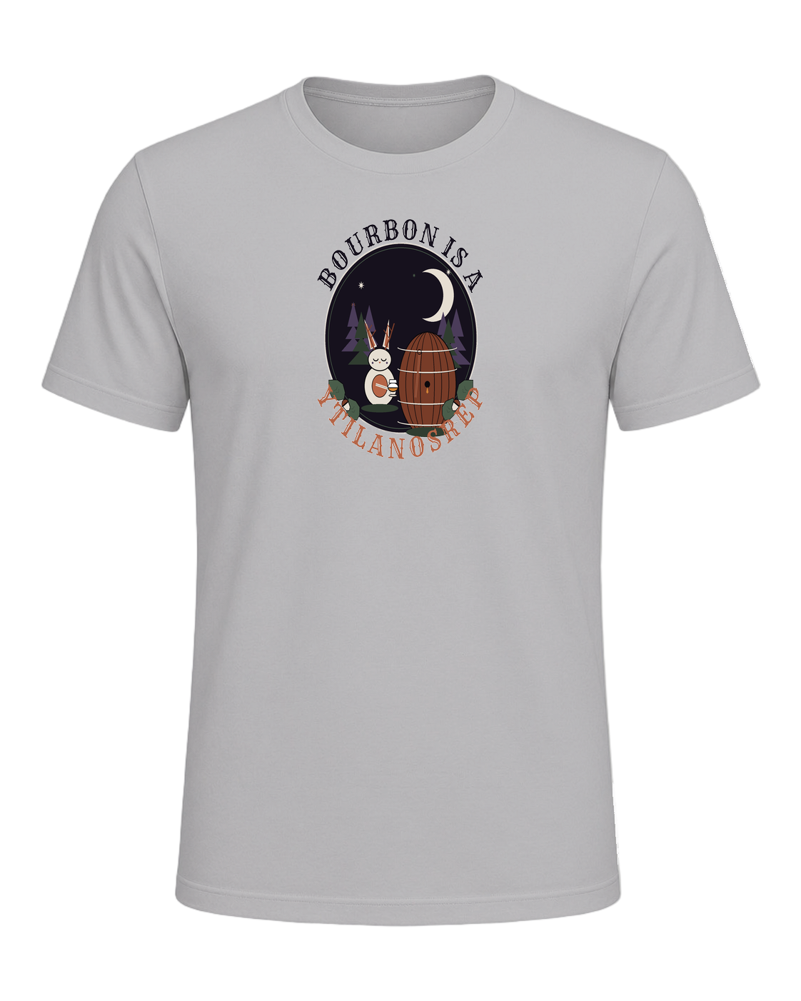 BOURBON IS A PERSONALITY — Athletic Heather