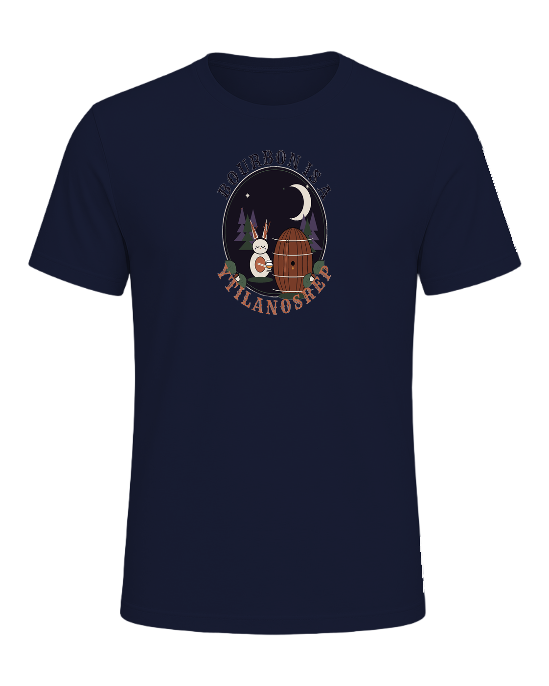 BOURBON IS A PERSONALITY — Navy