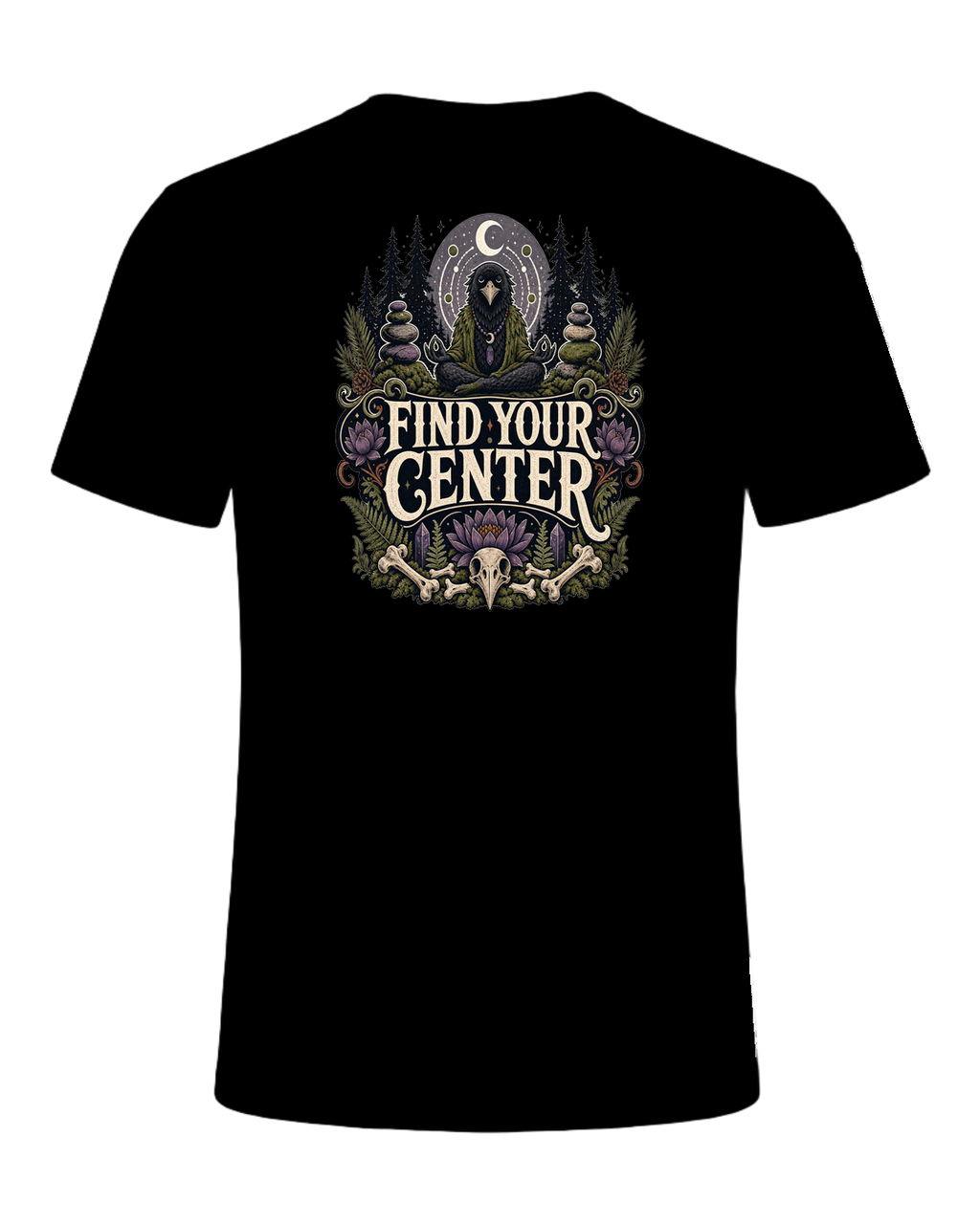 FIND YOUR CENTER — Black