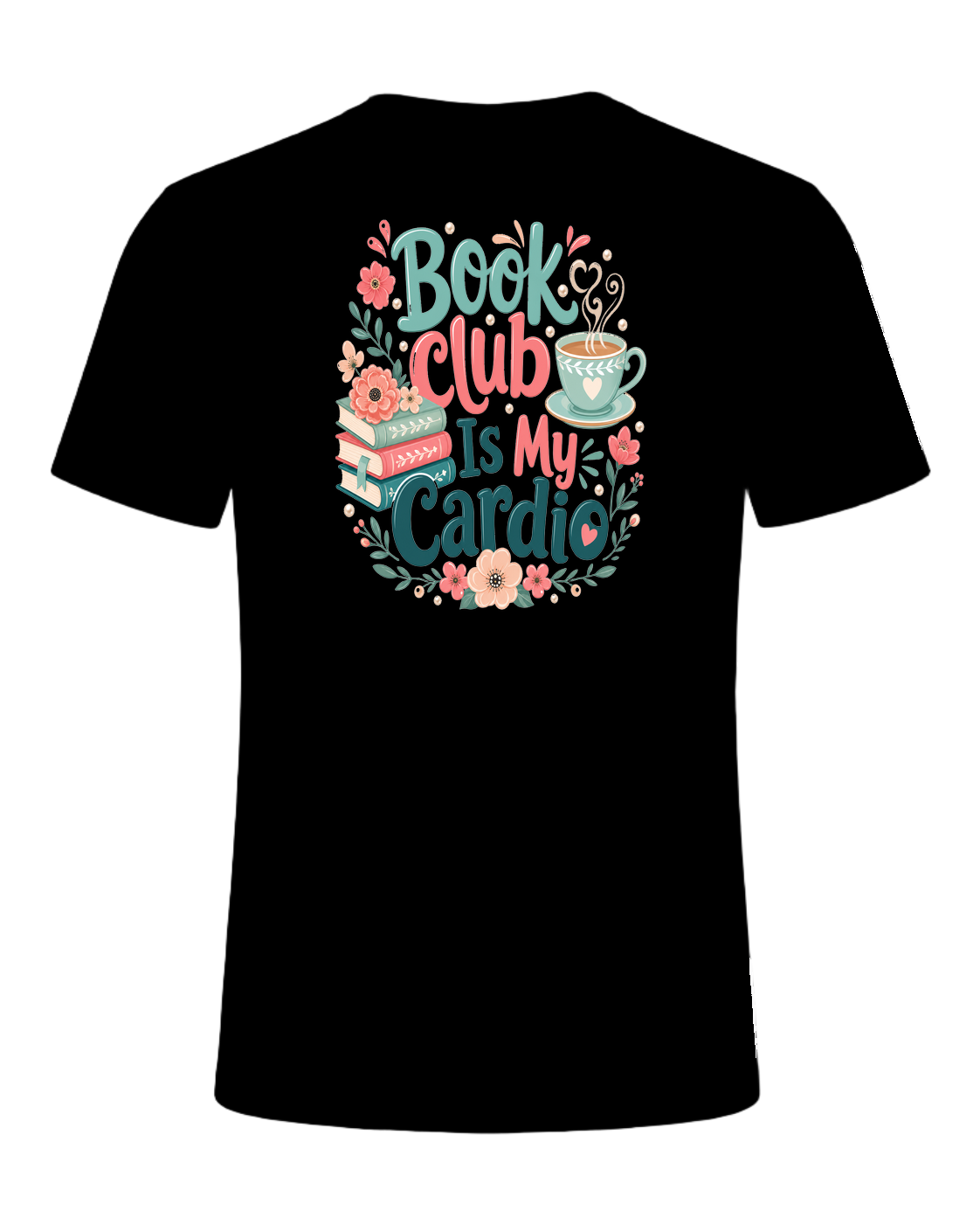 Book Club Is My Cardio — Black