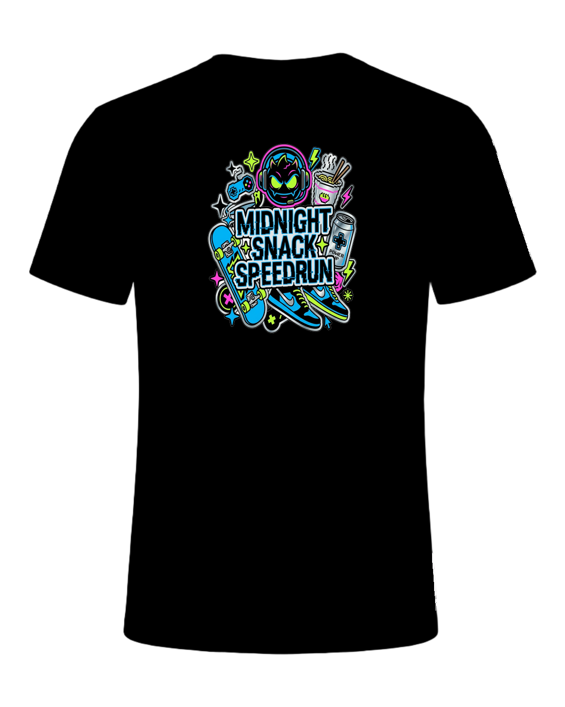 MIDNIGHT SNACK SPEEDRUN — Black
