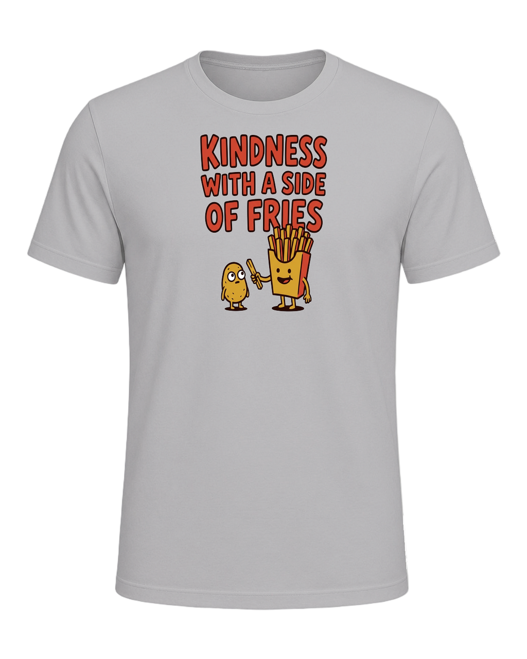 KINDNESS WITH A SIDE OF FRIES — Athletic Heather