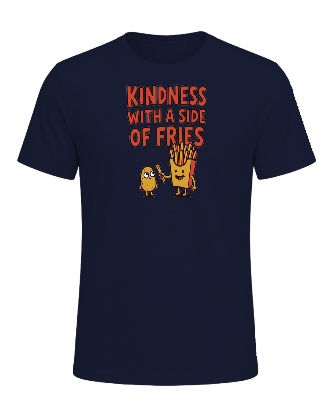 KINDNESS WITH A SIDE OF FRIES — Navy