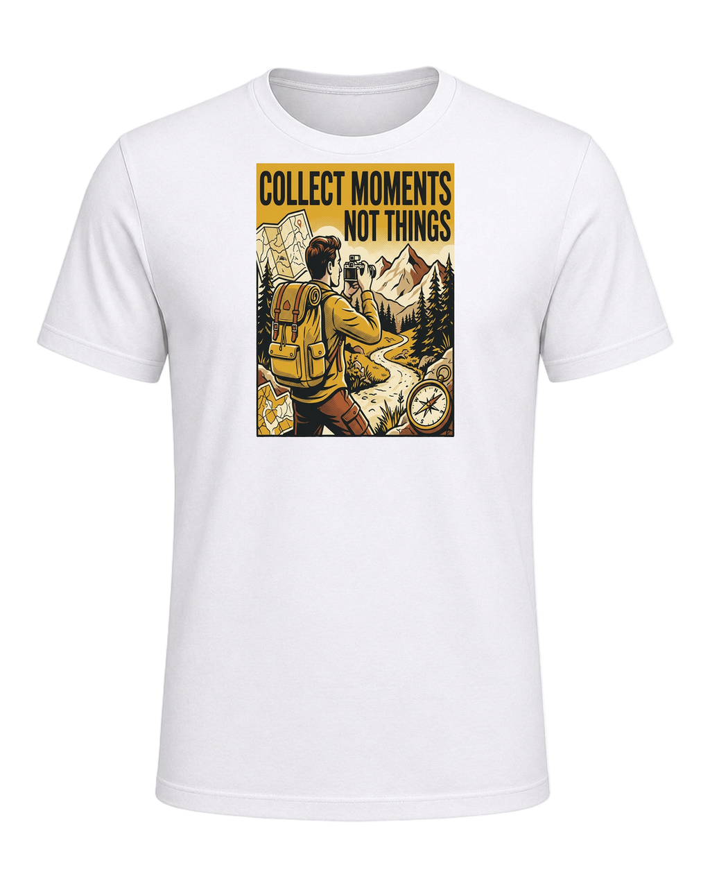 COLLECT MOMENTS NOT THINGS — White