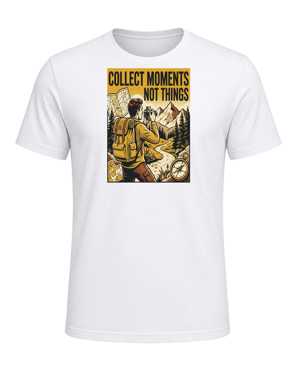 COLLECT MOMENTS NOT THINGS — White