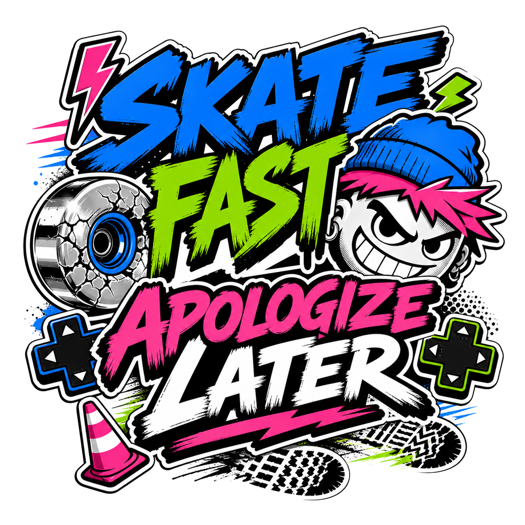 SKATE FAST APOLOGIZE LATER