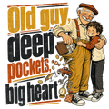 Old guy, deep pockets, big heart