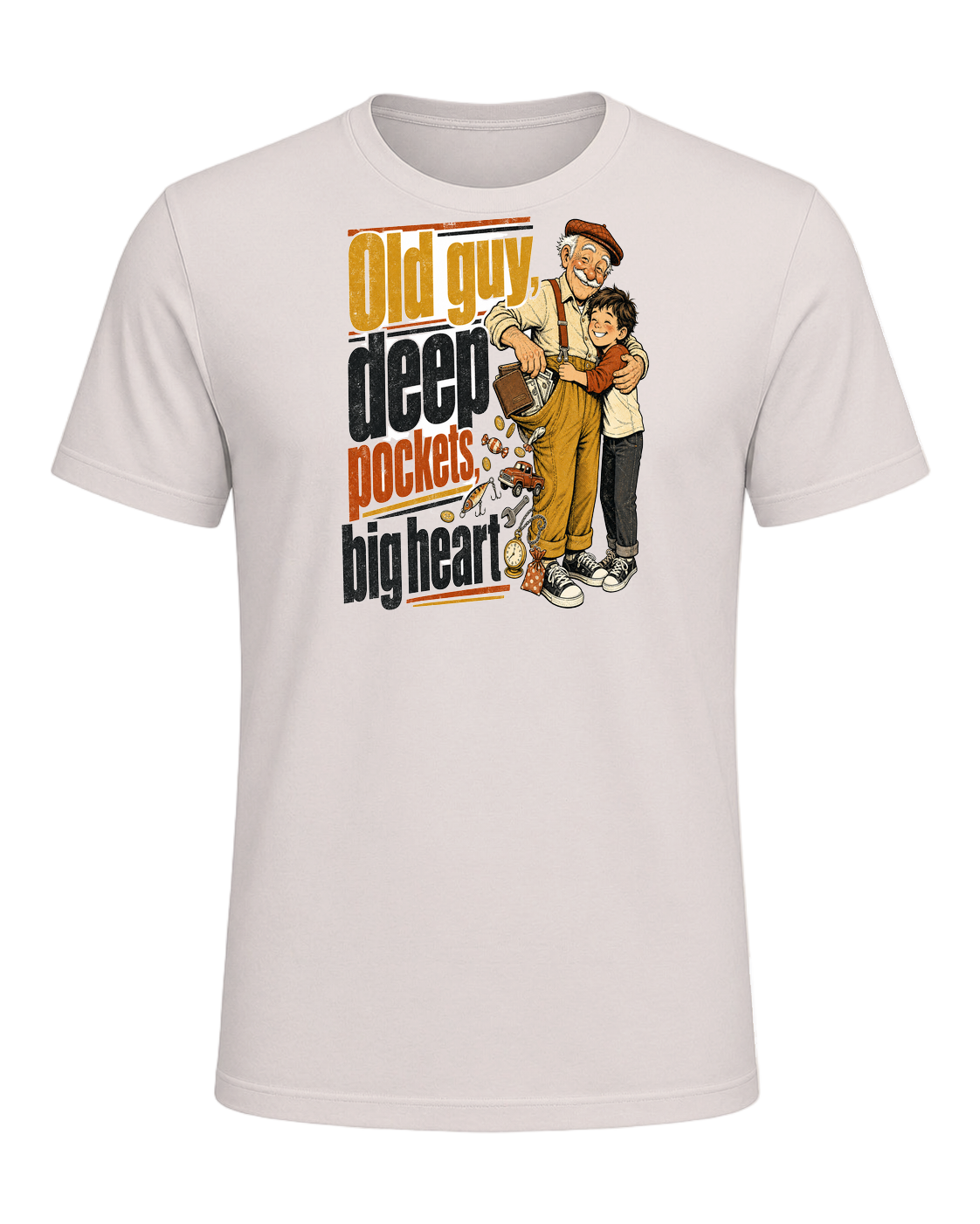 Old guy, deep pockets, big heart — Heather Dust