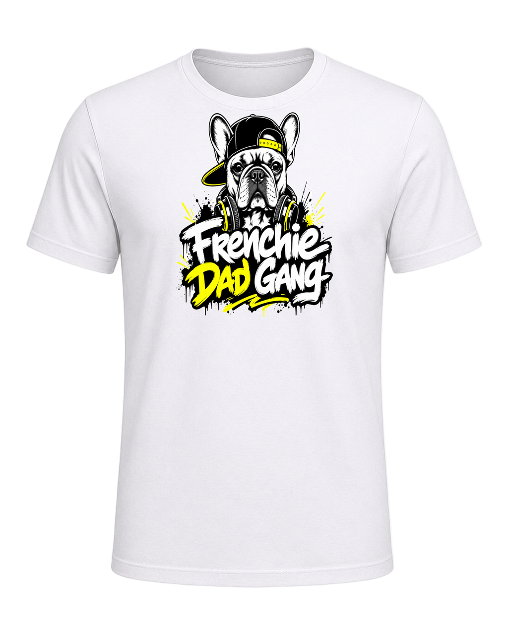 French Bulldog Dad — White