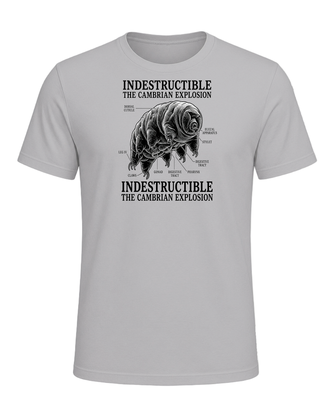 Tardigrade Science Nerd — Athletic Heather