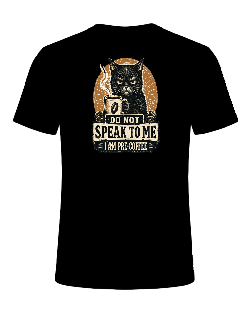 DO NOT SPEAK TO ME I AM PRE-COFFEE — Black