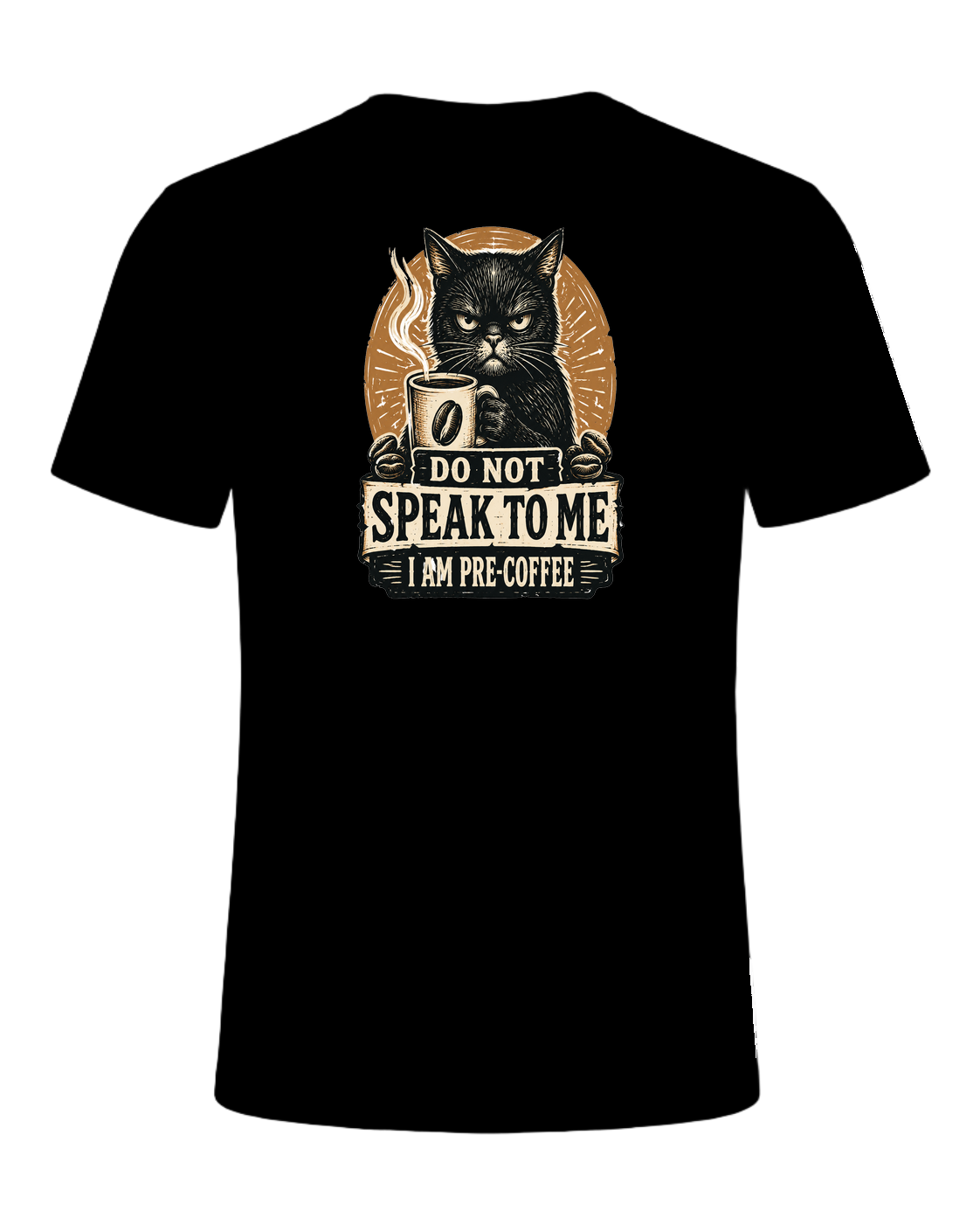 DO NOT SPEAK TO ME I AM PRE-COFFEE — Black