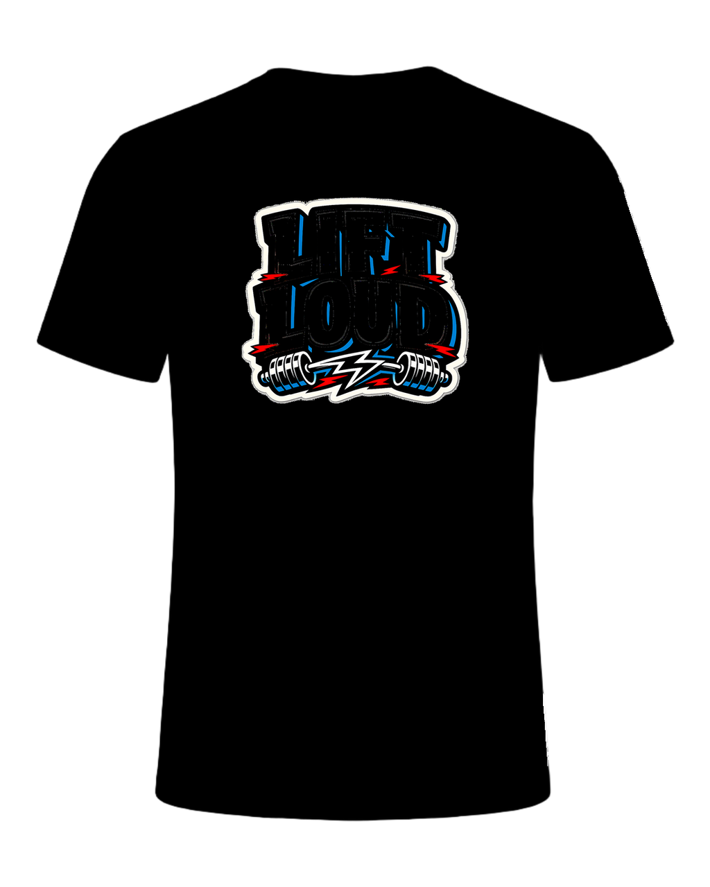 Lift Loud Tee — Black