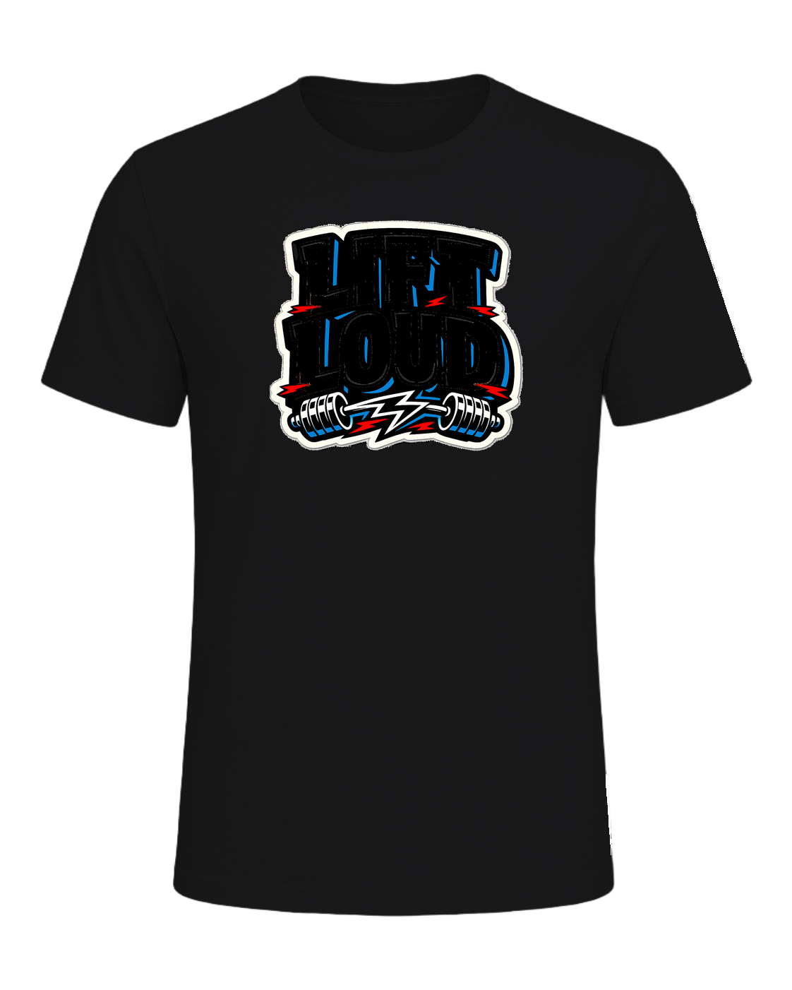Lift Loud Tee — Dark Grey Heather