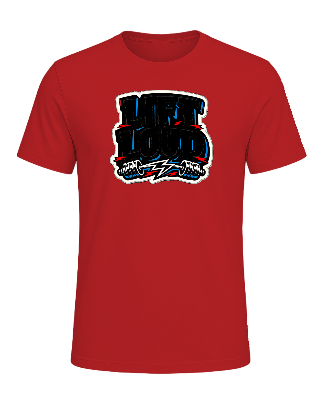Lift Loud Tee — Red