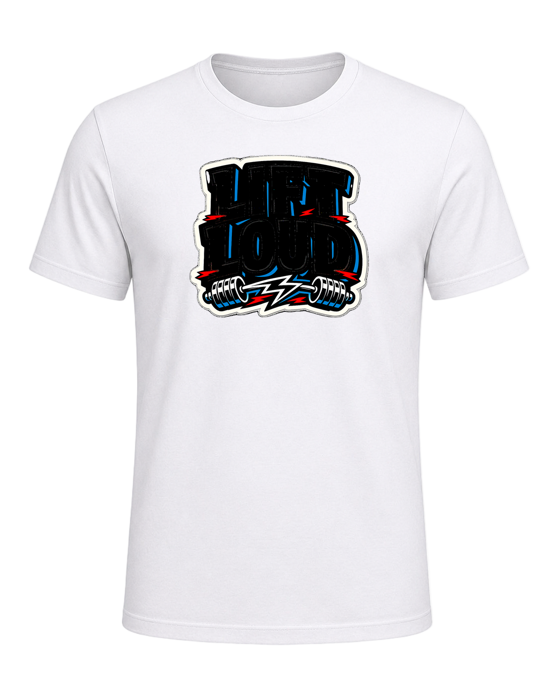 Lift Loud Tee — White