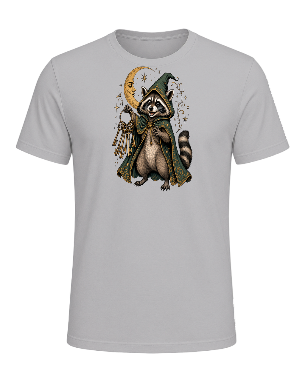 Raccoon Wizard Energy — Athletic Heather