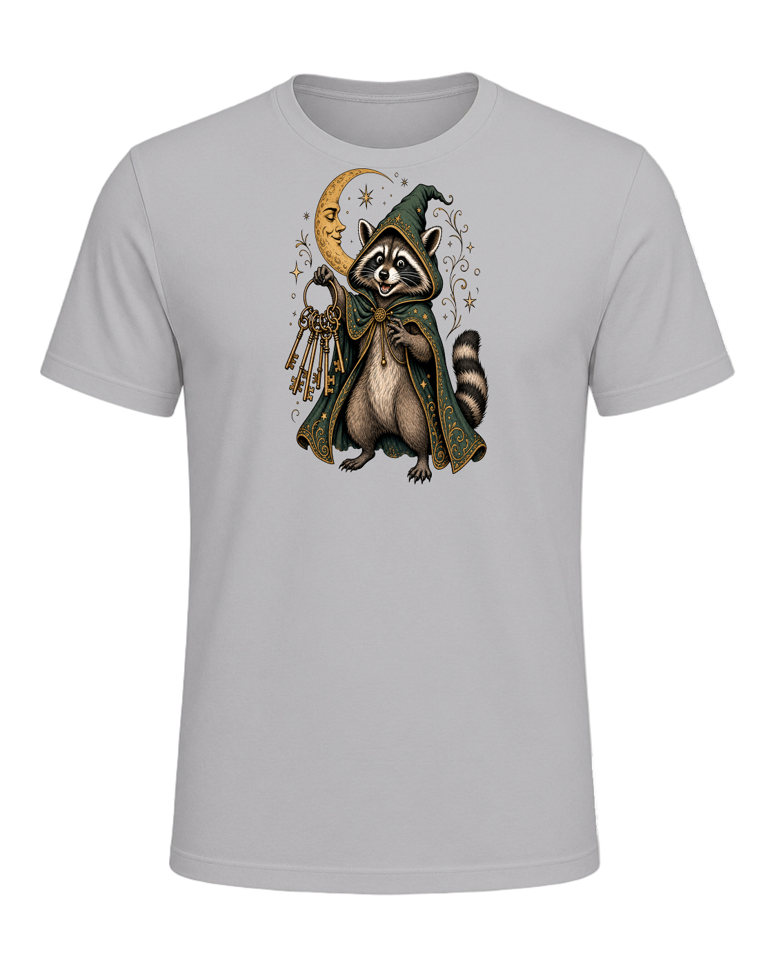 Raccoon Wizard Energy — Athletic Heather