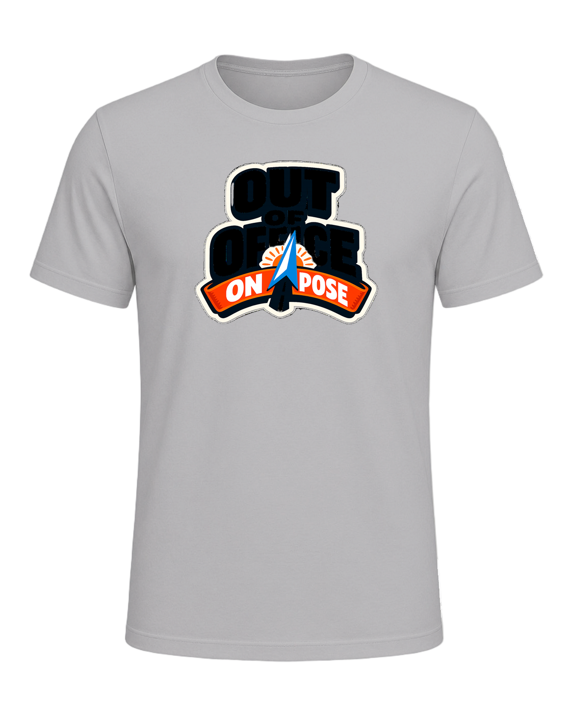 Out Of Office On Purpose Tee — Athletic Heather