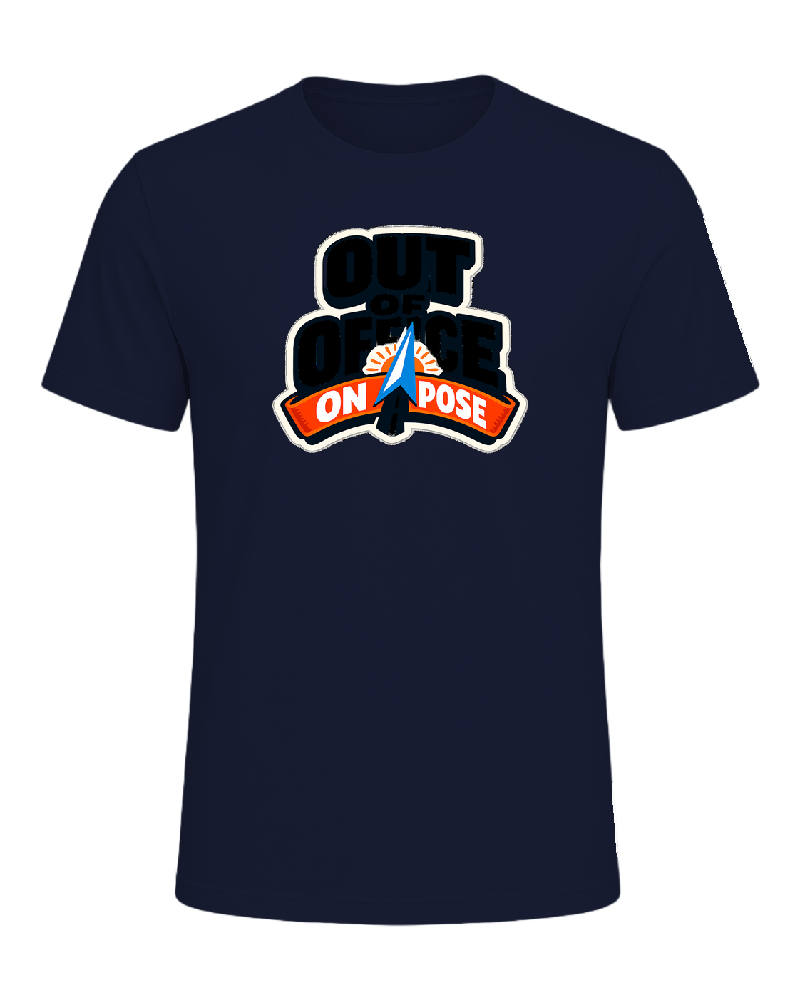 Out Of Office On Purpose Tee — Navy