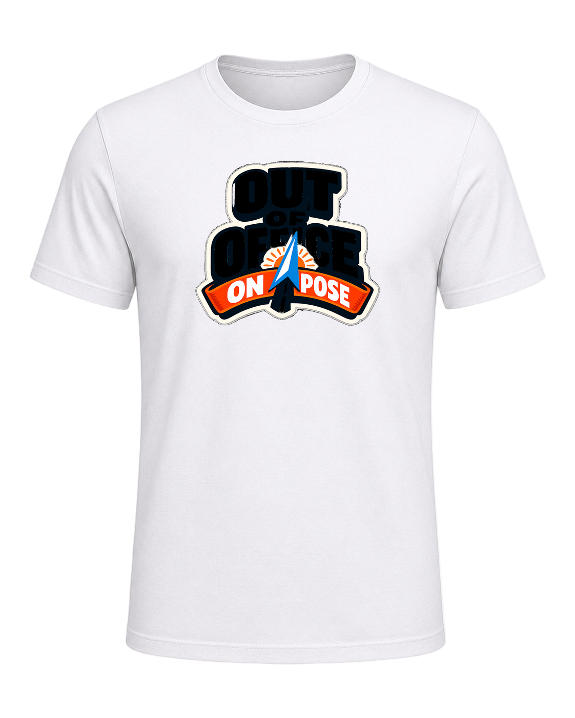 Out Of Office On Purpose Tee — White