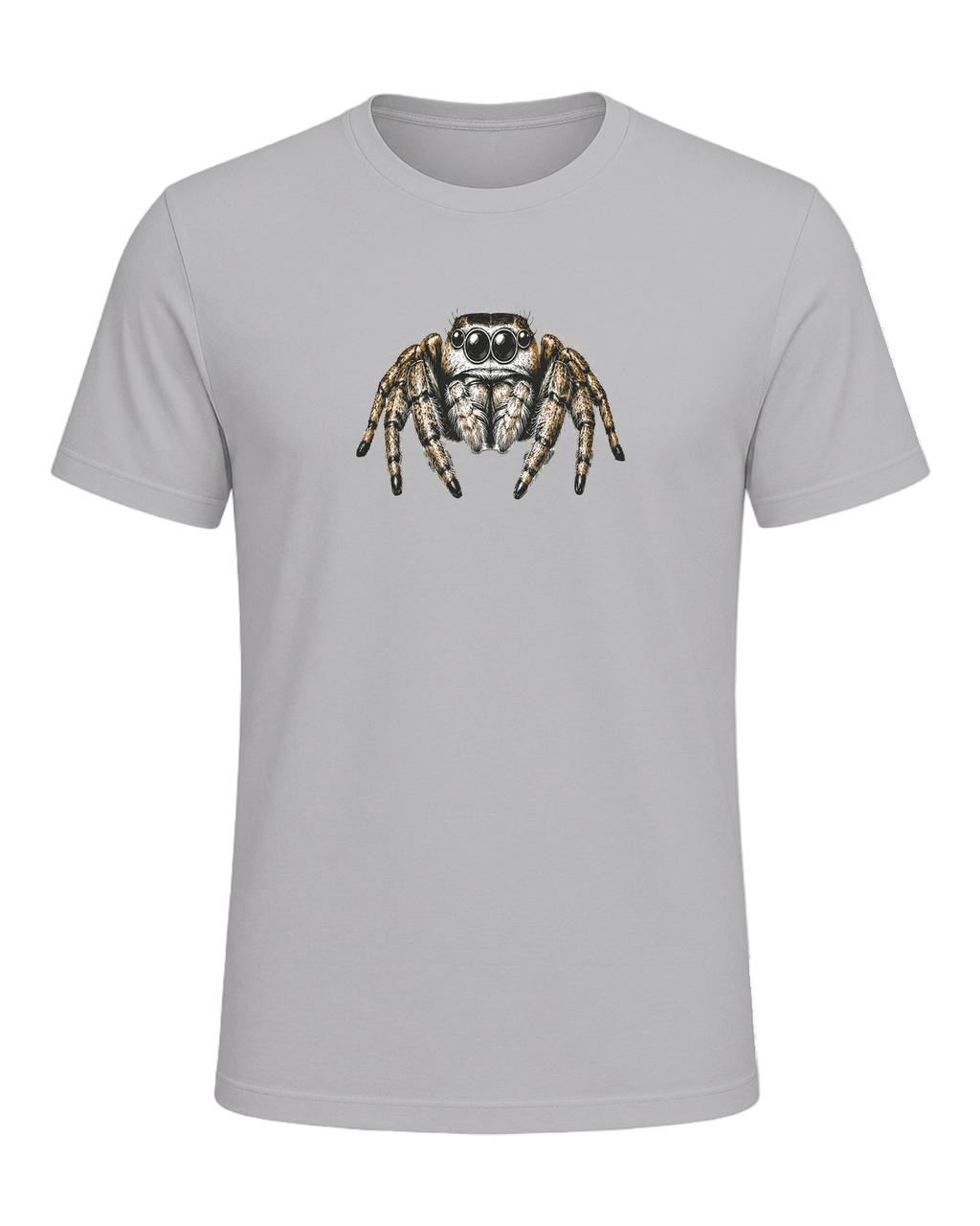 Jumping Spider Close-up Art — Athletic Heather