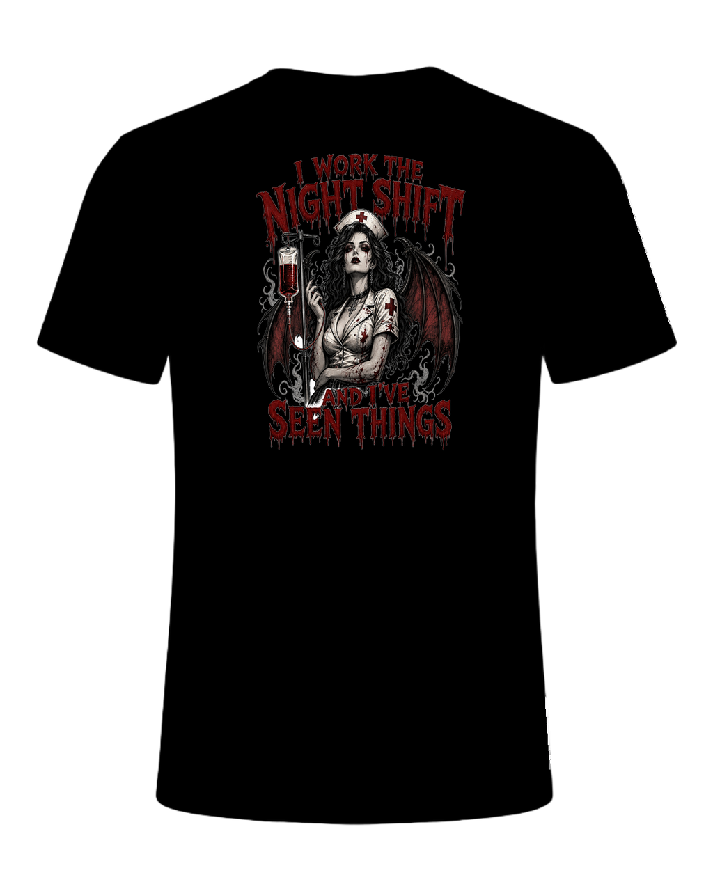 Nurse Night Shift Spooky — Black