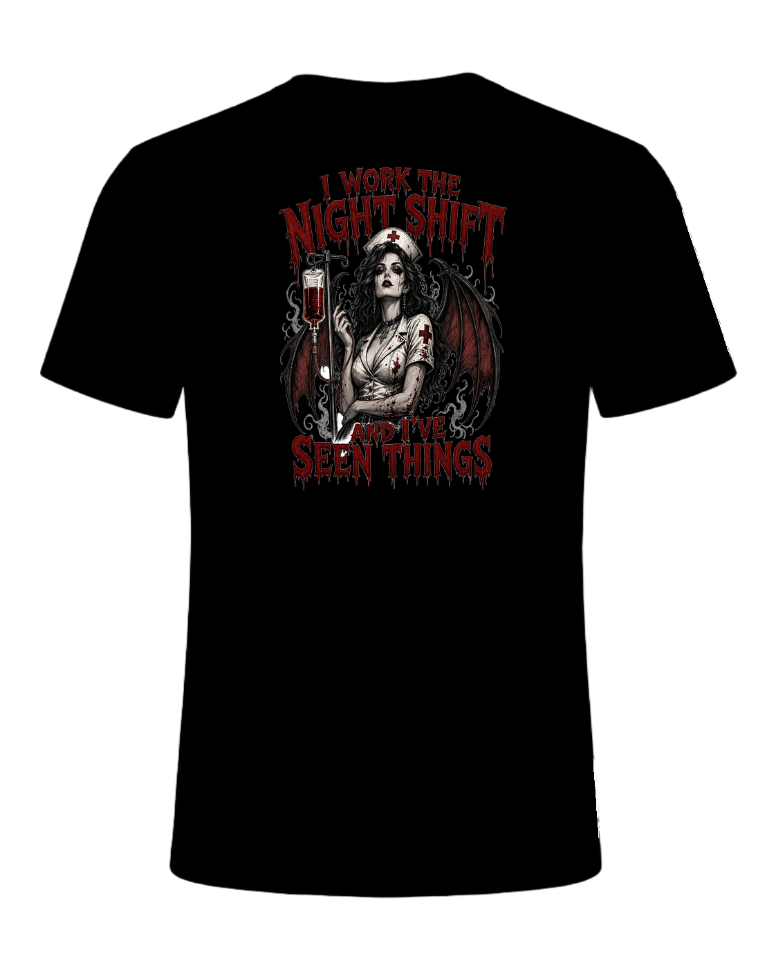 Nurse Night Shift Spooky — Black