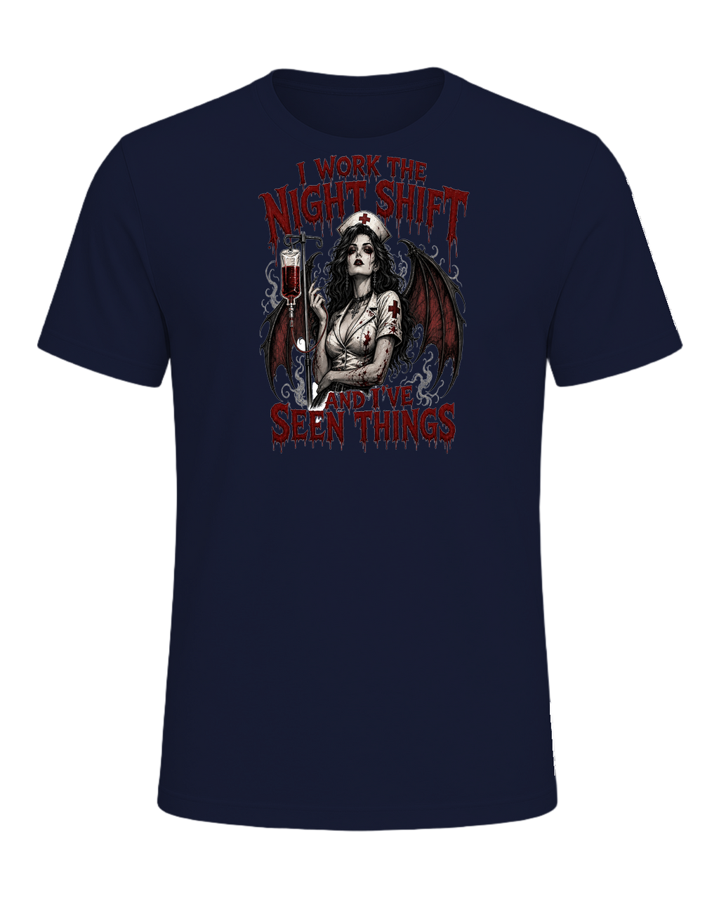 Nurse Night Shift Spooky — Navy