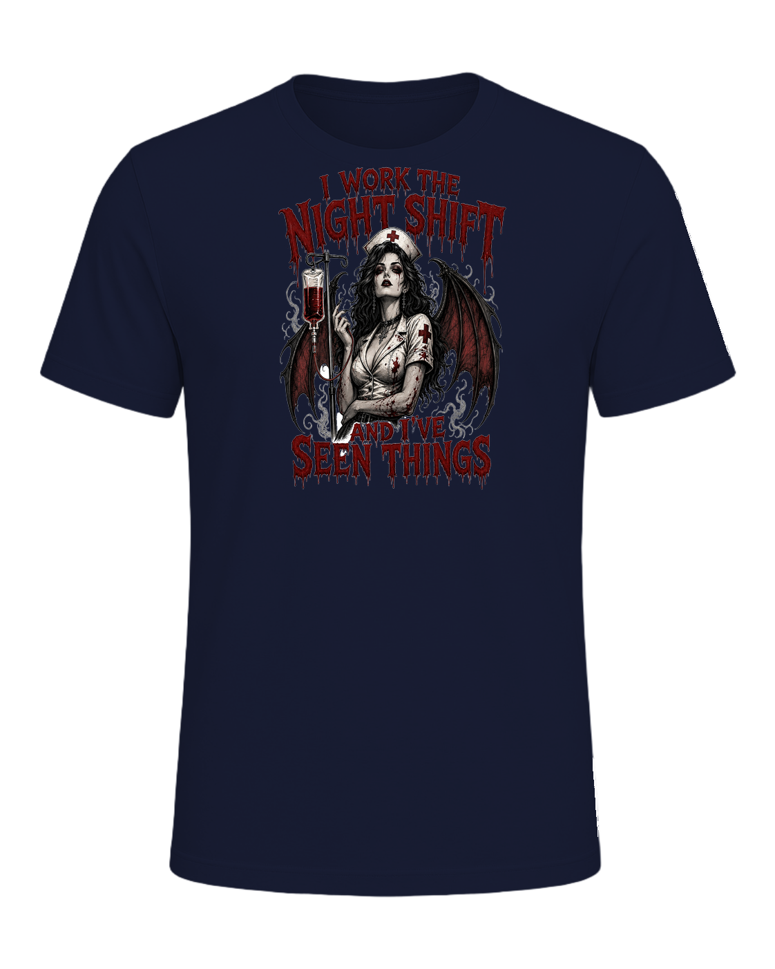 Nurse Night Shift Spooky — Navy