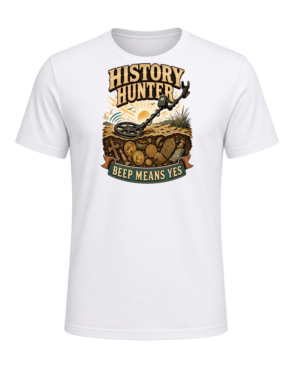 Metal Detecting — White