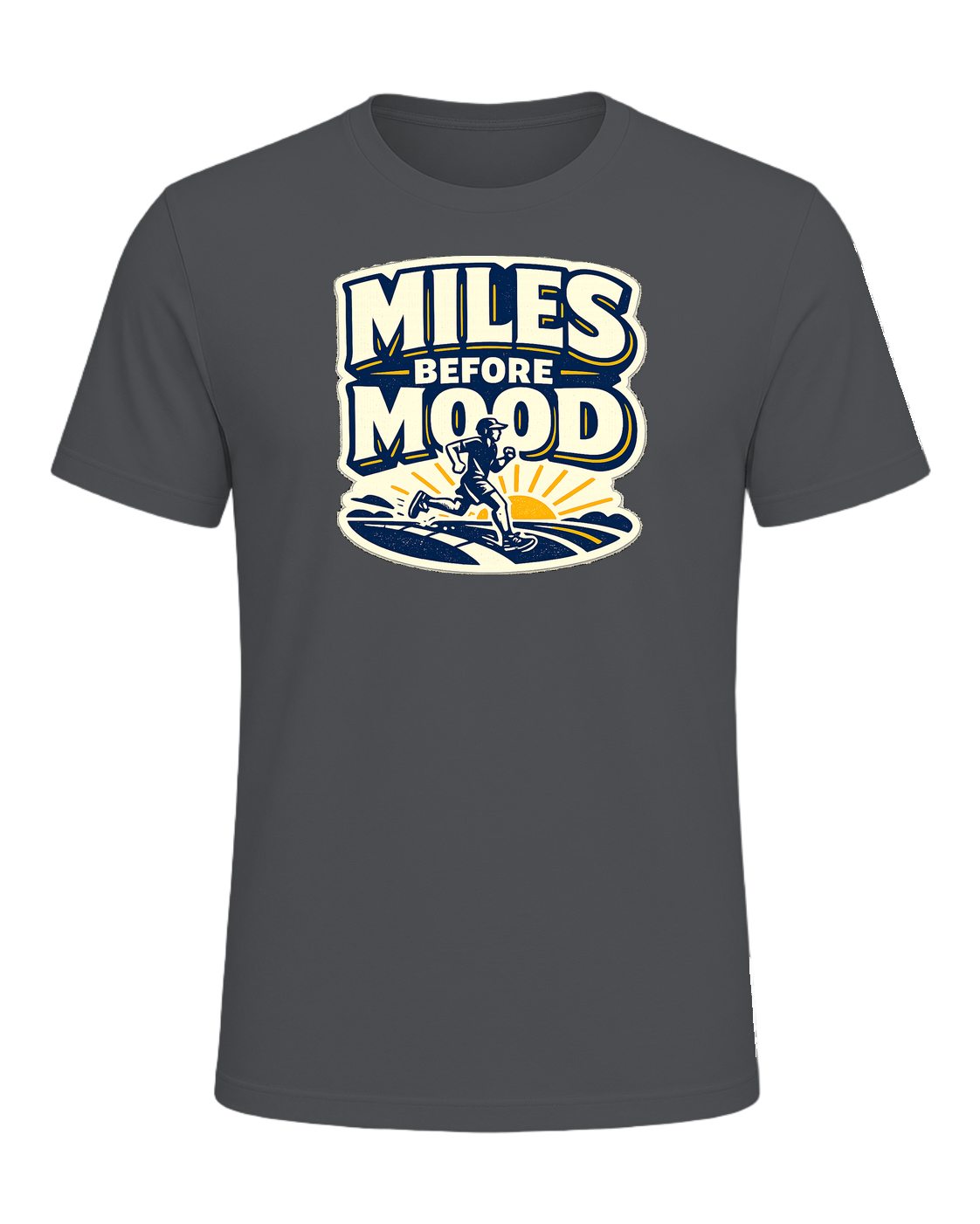 Miles Before Mood Tee — Asphalt