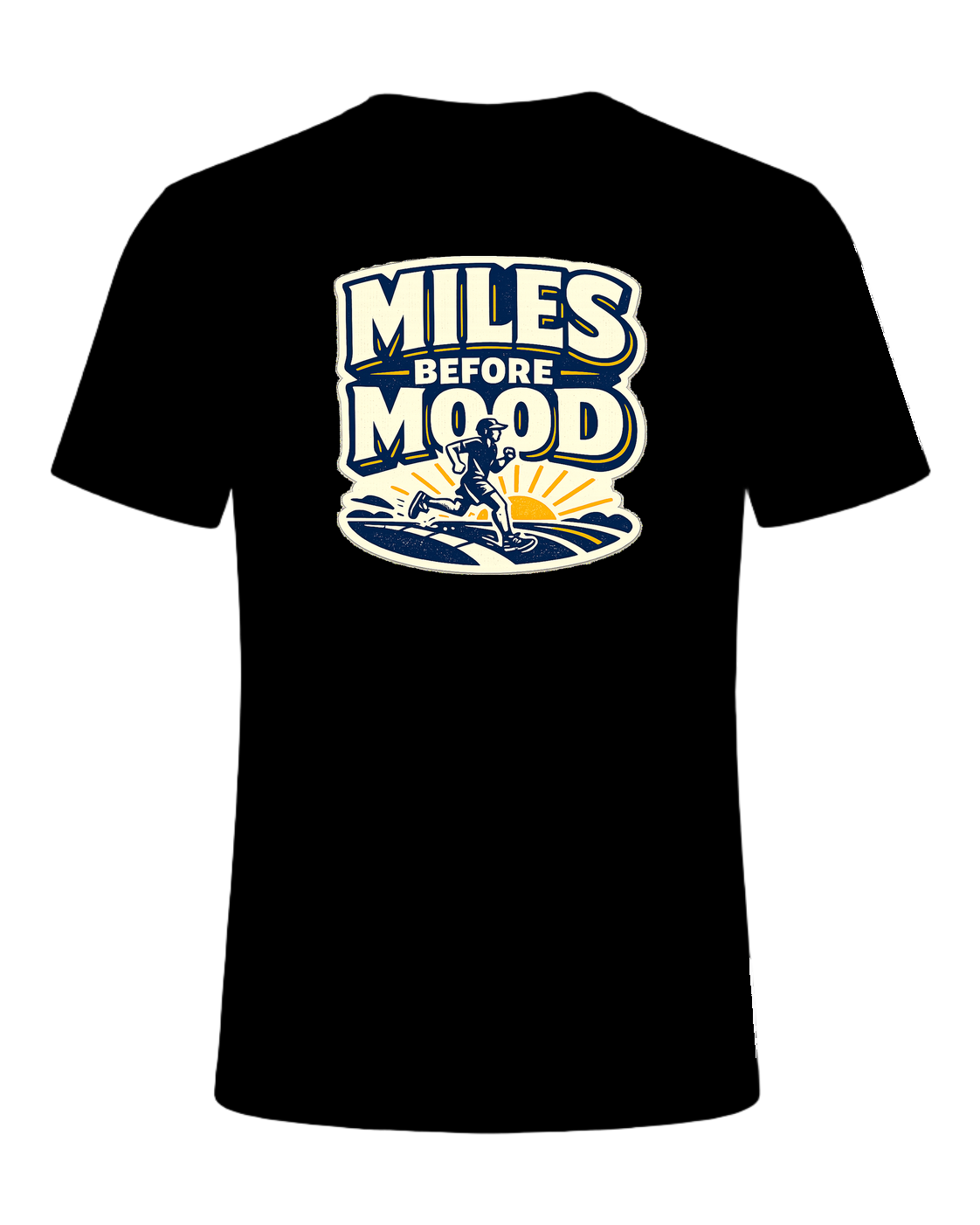 Miles Before Mood Tee — Black