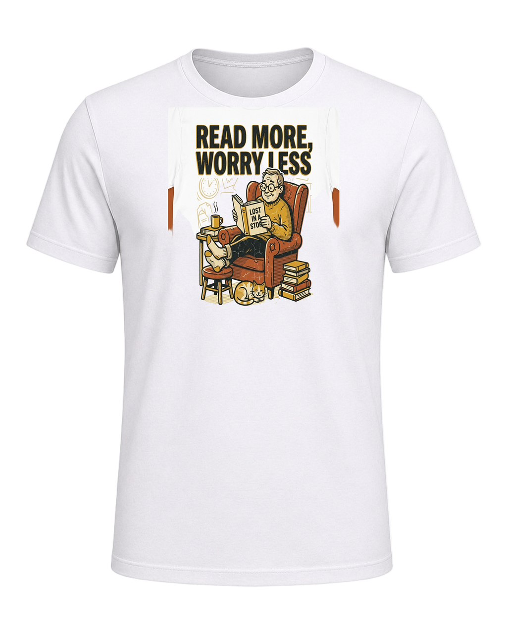 READ MORE, WORRY LESS — White