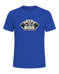 A bold barbell gym tee for lifters who believe the reps are the whole point. — True Royal