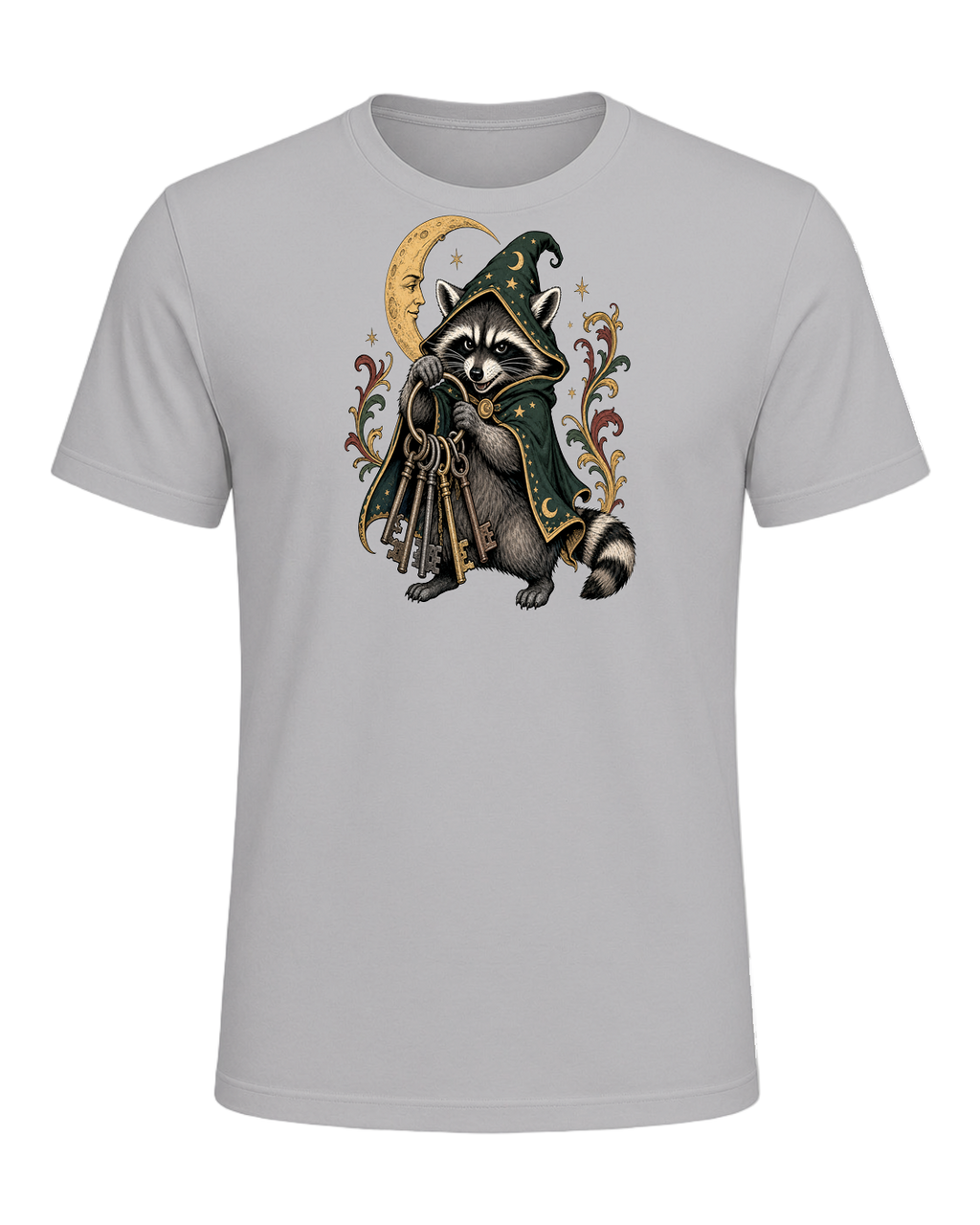Raccoon Wizard Energy — Athletic Heather
