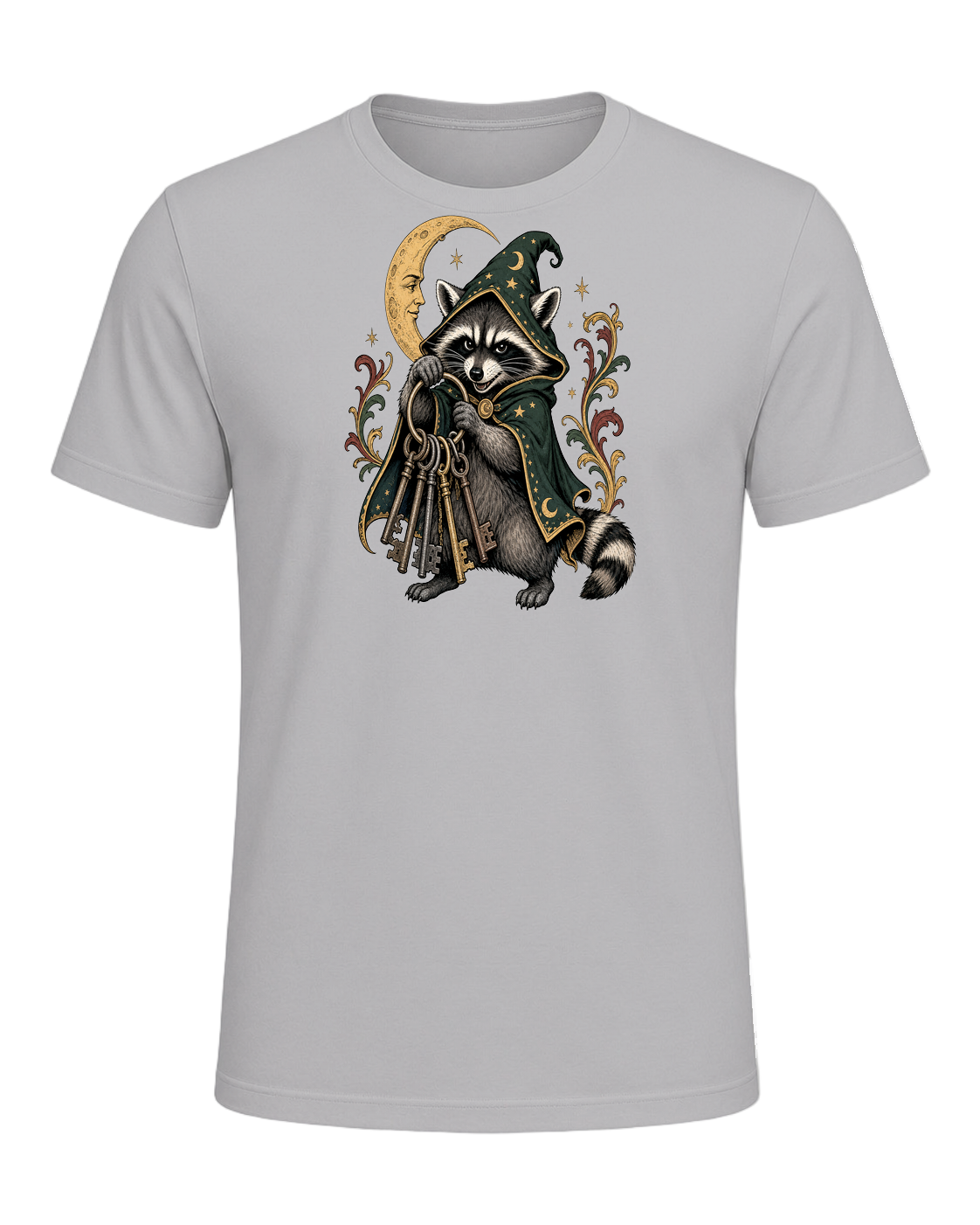 Raccoon Wizard Energy — Athletic Heather