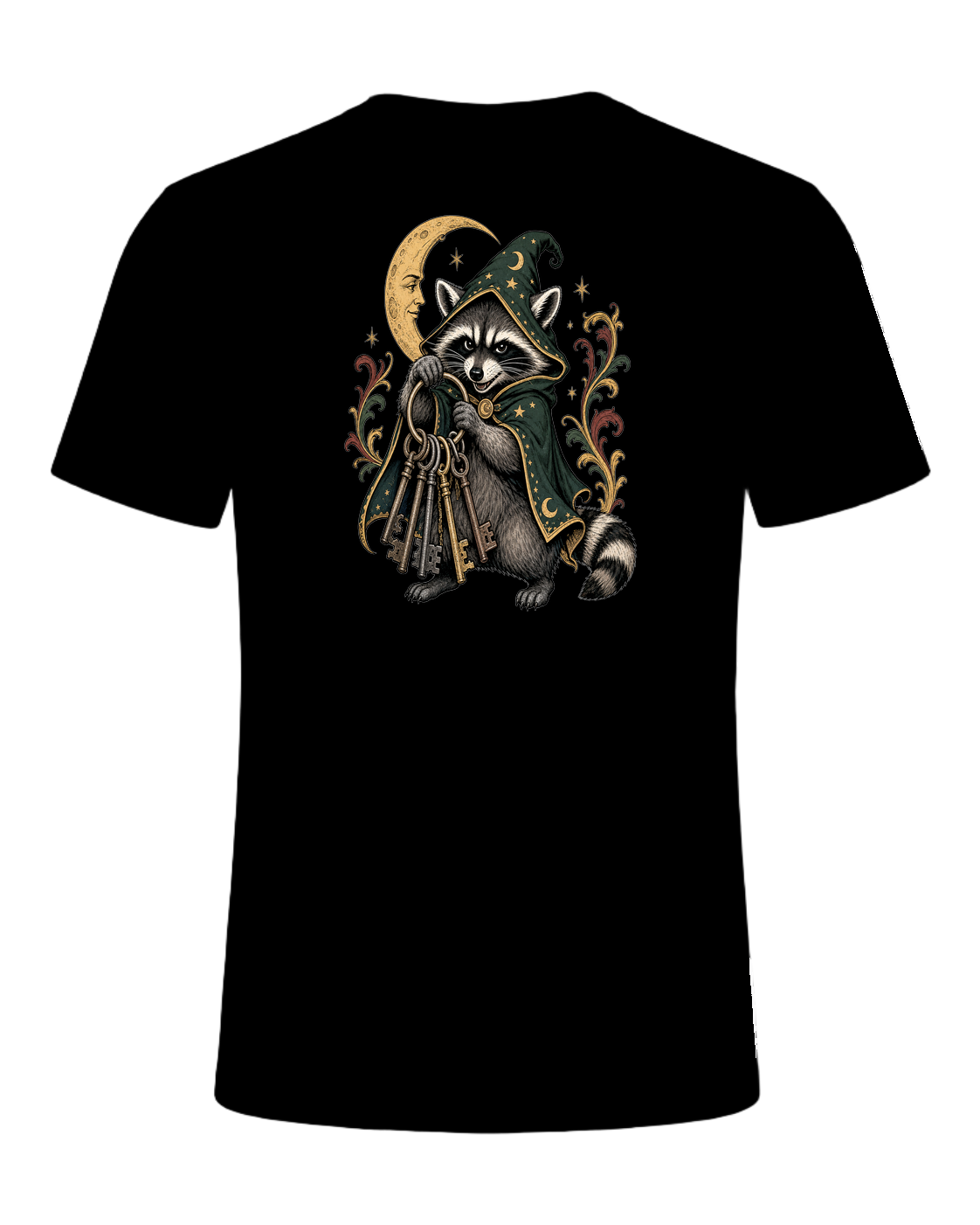 Raccoon Wizard Energy — Black